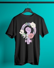 Flowery Feminist Classic T-Shirt lifestyle-mens-crewneck-front-3