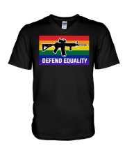 Defend Equality V-Neck T-Shirt tile