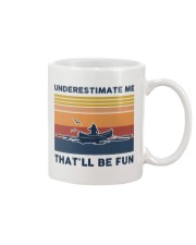 Underestimate Me That'll Be Fun - Canoeing Retro Mug tile