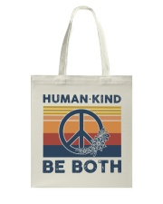 Human - Kind Be Both Retro Tote Bag tile