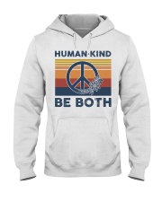 Human - Kind Be Both Retro Hooded Sweatshirt tile
