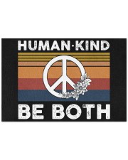 Human - Kind Be Both Retro Doormat tile