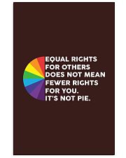 Equal Rights For Other Does Not Mean Less Rights Vertical Poster tile