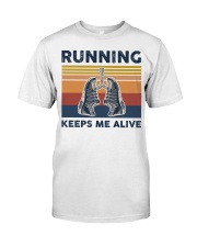 Running Keeps Me Alive Premium Fit Mens Tee tile