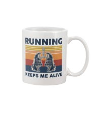 Running Keeps Me Alive Mug tile