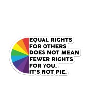 Equal Rights For Others Does Not Mean Fewer Rights Sticker tile