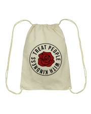 Treat People With Kindness Drawstring Bag tile