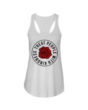 Treat People With Kindness Ladies Flowy Tank tile