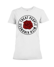 Treat People With Kindness Premium Fit Ladies Tee tile