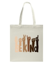 Be Kind ASL Tote Bag tile