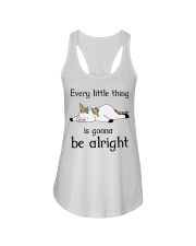 Unicorn - Every Little Thing Is Gonna Be Alright Ladies Flowy Tank tile