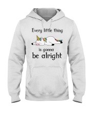 Unicorn - Every Little Thing Is Gonna Be Alright Hooded Sweatshirt tile