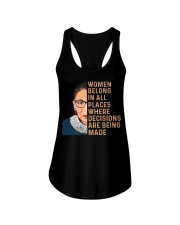 RBG Women Belong In All Places Ladies Flowy Tank tile