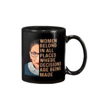 RBG Women Belong In All Places Mug tile