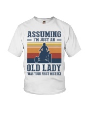 Assuming I'm Just An Old Lady - Quad Motocross Youth T-Shirt tile