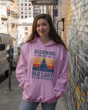 Assuming I'm Just An Old Lady - Quad Motocross Hooded Sweatshirt lifestyle-unisex-hoodie-front-1