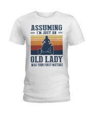 Assuming I'm Just An Old Lady - Quad Motocross Ladies T-Shirt tile