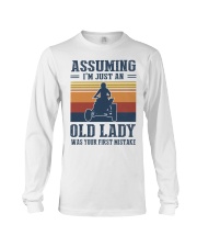 Assuming I'm Just An Old Lady - Quad Motocross Long Sleeve Tee tile