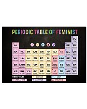 Periodic Table Of Feminist 17x11 Poster front