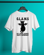 CLAWS - Cat Lovers Against White Supremacy Classic T-Shirt lifestyle-mens-crewneck-front-3