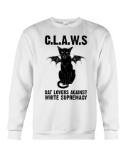 CLAWS - Cat Lovers Against White Supremacy Crewneck Sweatshirt tile