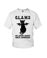 CLAWS - Cat Lovers Against White Supremacy Youth T-Shirt tile