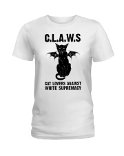 CLAWS - Cat Lovers Against White Supremacy Ladies T-Shirt tile