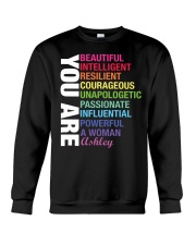You Are Beautiful Personalized Crewneck Sweatshirt tile