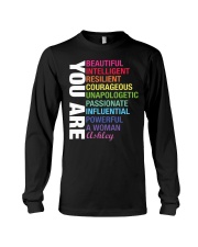 You Are Beautiful Personalized Long Sleeve Tee tile
