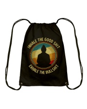 Inhale The Good Shit - Exhale The Bullshit Drawstring Bag tile