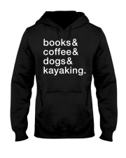 Books Coffee Dogs Kayaking Hooded Sweatshirt tile