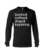 Books Coffee Dogs Kayaking Long Sleeve Tee tile