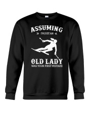 Assuming I'm Just An Old Lady - Skiing Crewneck Sweatshirt thumbnail