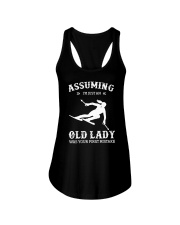Assuming I'm Just An Old Lady - Skiing Ladies Flowy Tank thumbnail