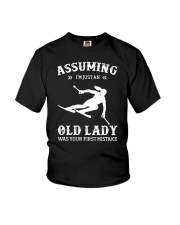 Assuming I'm Just An Old Lady - Skiing Youth T-Shirt thumbnail