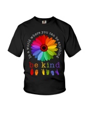 In A World Where You Can Be Anything - Be Kind Youth T-Shirt tile