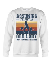 Assuming I'm Just An Old Lady - Weightlifting Crewneck Sweatshirt tile