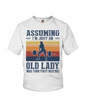 Assuming I'm Just An Old Lady - Weightlifting Youth T-Shirt tile