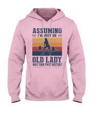 Assuming I'm Just An Old Lady - Weightlifting Hooded Sweatshirt front