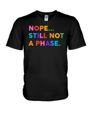 Nope Still Not A Phase V-Neck T-Shirt tile
