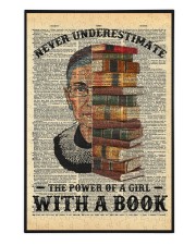 RBG Never Underestimate The Power Of A Girl Puzzles tile