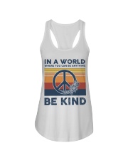 In A World Where You Can Be Anything - Be Kind Ladies Flowy Tank tile