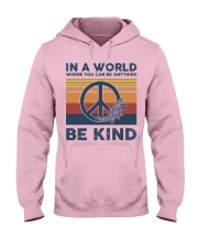 In A World Where You Can Be Anything - Be Kind Hooded Sweatshirt front