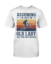 Assuming I'm Just An Old Lady - Mountain Biking Classic T-Shirt tile