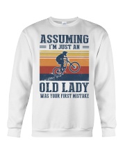 Assuming I'm Just An Old Lady - Mountain Biking Crewneck Sweatshirt tile