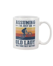 Assuming I'm Just An Old Lady - Mountain Biking Mug tile