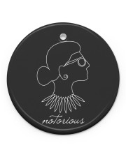 RBG Notorious Outline Circle Ornament (Porcelain) tile