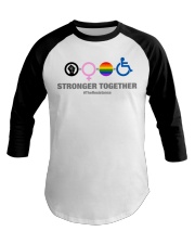 Stronger Together Symbol Baseball Tee tile