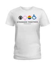 Stronger Together Symbol Ladies T-Shirt tile