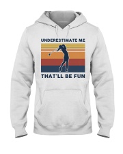 Underestimate Me That'll Be Fun - Golf Retro Hooded Sweatshirt tile